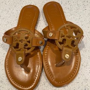 Tory Burch Miller Sandals 8.5 Tan